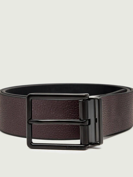 Zdjęcie produktu Calvin Klein Skórzany dwustronny pasek brązowy