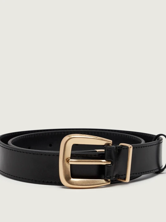 Zdjęcie produktu Calvin Klein Skórzany pasek czarny