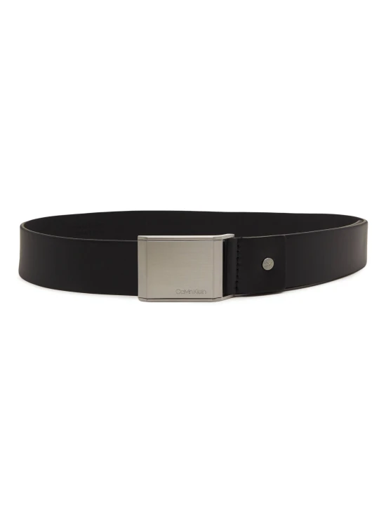 Zdjęcie produktu Calvin Klein Skórzany pasek ADJ BEVELED PLAQUE 35MM czarny