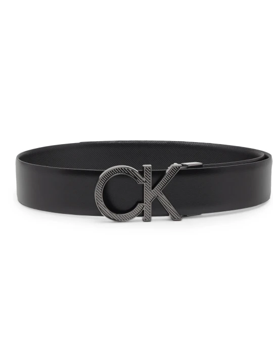 Zdjęcie produktu Calvin Klein Skórzany pasek ADJ/REV CK METAL DIAGONAL 35MM czarny