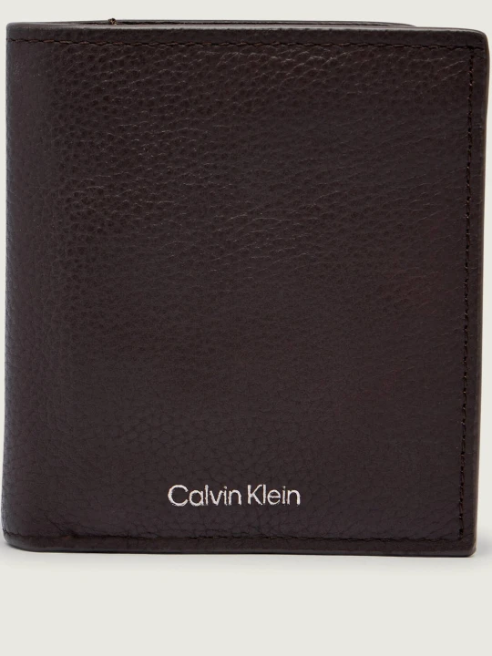 Zdjęcie produktu Calvin Klein Skórzany portfel brązowy