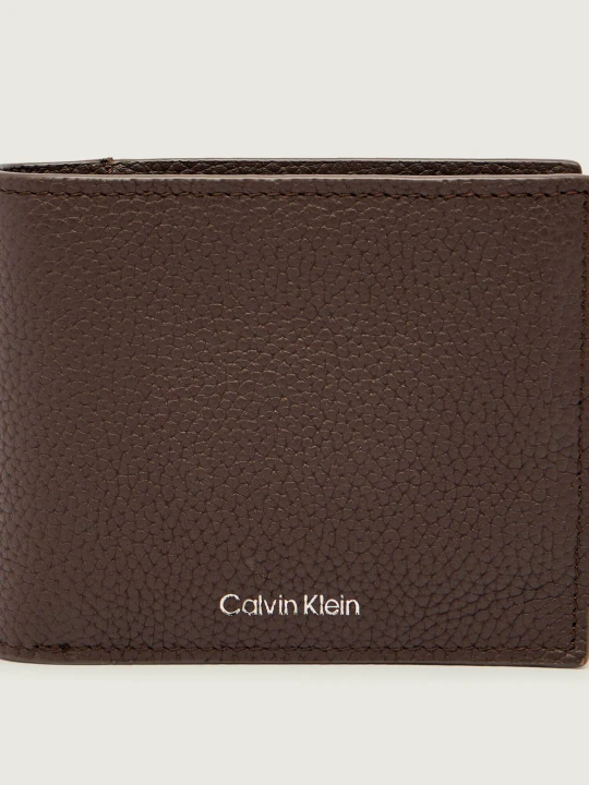 Zdjęcie produktu Calvin Klein Skórzany portfel brązowy