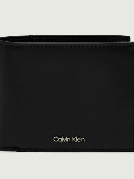Zdjęcie produktu Calvin Klein Skórzany portfel czarny