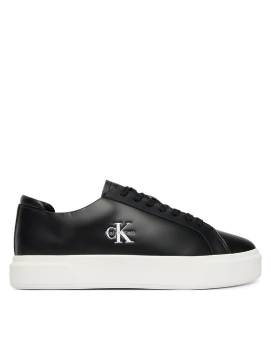 Zdjęcie produktu Calvin Klein Sneakersy Basket Cupsole Laceup Lth Ml YM0YM01460 Czarny