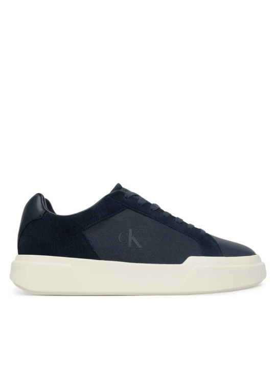 Zdjęcie produktu Calvin Klein Sneakersy Chunky Cupsole Laceup Cv Mix HM0HM02238 Granatowy