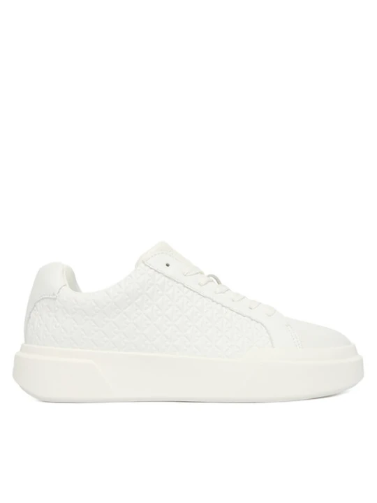Zdjęcie produktu Calvin Klein Sneakersy Chunky Cupsole Laceup Lth Aop YW0YW02058 Biały