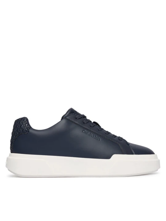 Zdjęcie produktu Calvin Klein Sneakersy Chunky Cupsole Laceup Lth Bt Aop HM0HM02070 Granatowy