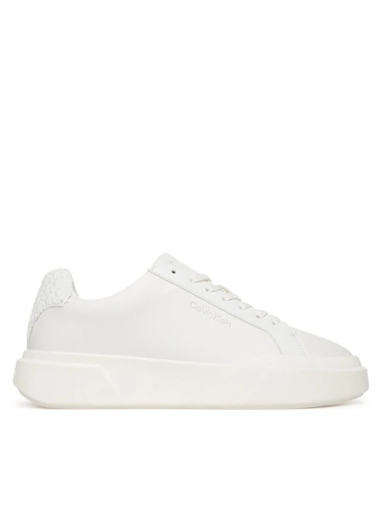 Zdjęcie produktu Calvin Klein Sneakersy Chunky Cupsole Laceup Lth Bt Aop YW0YW02036 Biały