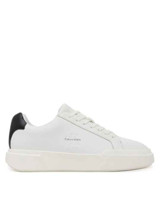 Zdjęcie produktu Calvin Klein Sneakersy Chunky Cupsole Laceup Lth YM0YM01344 Biały