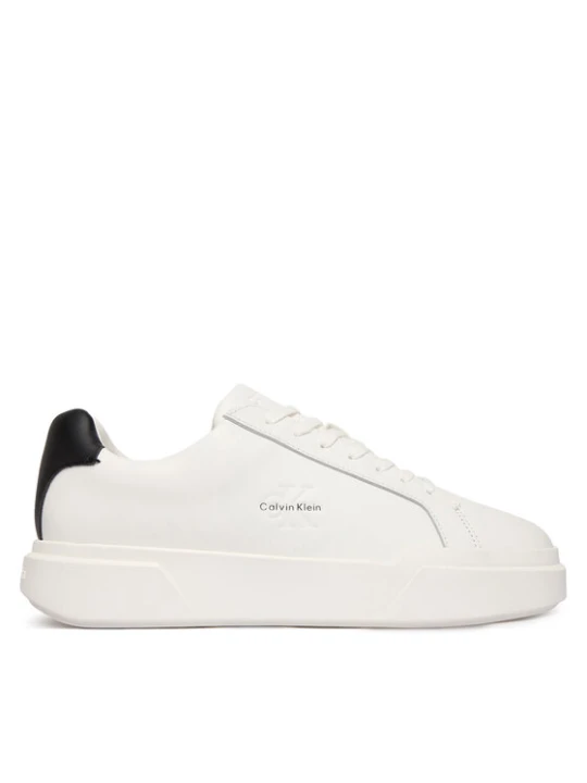 Zdjęcie produktu Calvin Klein Sneakersy Chunky Cupsole Laceup Lth YM0YM01344 Biały