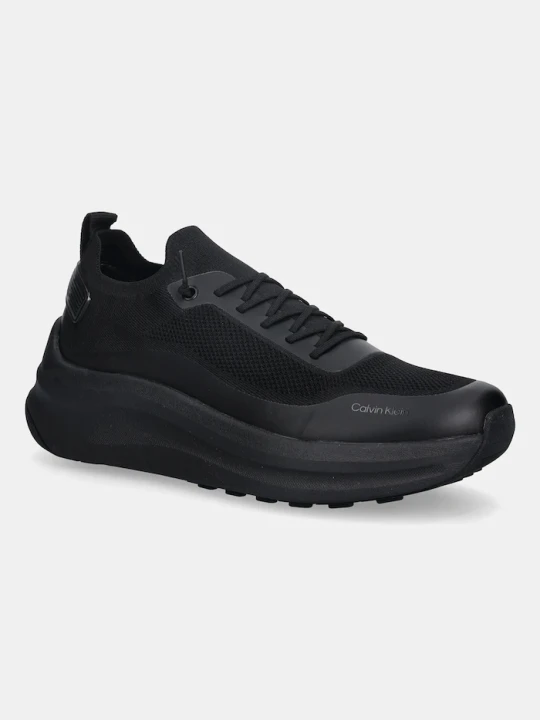 Zdjęcie produktu Calvin Klein sneakersy CHUNKY RUNNER LACE UP SOCK KNIT czarny