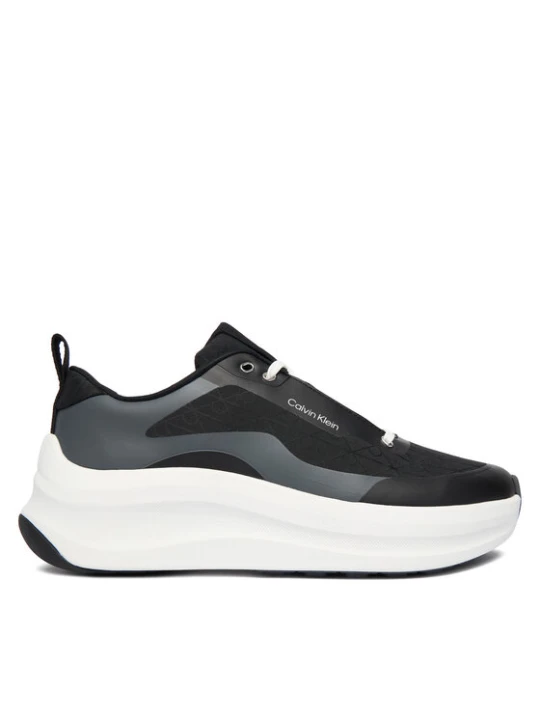 Zdjęcie produktu Calvin Klein Sneakersy Chunky Runner Laceup Mix Aop YW0YW02077 Czarny