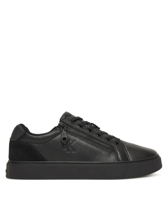 Zdjęcie produktu Calvin Klein Sneakersy Classic Cup Laceup Zip Lth YM0YM01437 Czarny