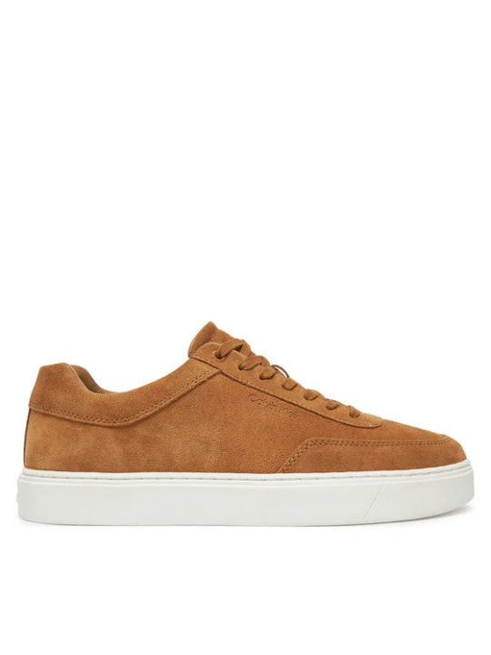 Zdjęcie produktu Calvin Klein Sneakersy Clean Cup Low Laceup Oxf Su HM0HM01880 Brązowy jasny