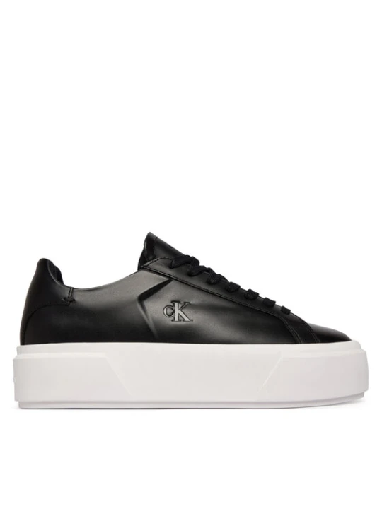 Zdjęcie produktu Calvin Klein Sneakersy Flatform Lace Up Lth YW0YW01928 Czarny