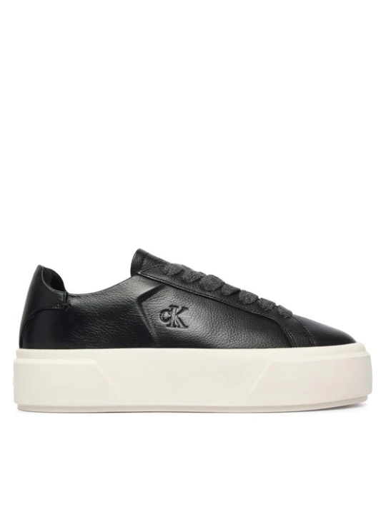 Zdjęcie produktu Calvin Klein Sneakersy Flatform Laceup Lth Wl HW0HW03229 Czarny