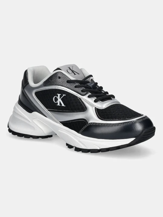 Zdjęcie produktu Calvin Klein sneakersy HIKE RUNNER LACE UP MESH MIX MET czarny