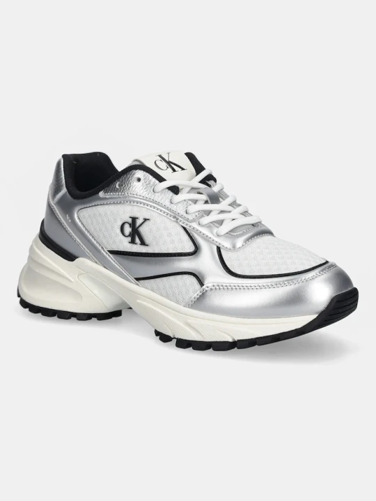 Zdjęcie produktu Calvin Klein sneakersy HIKE RUNNER LACE UP MESH MIX MET szary
