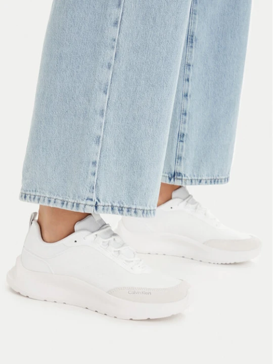Zdjęcie produktu Calvin Klein Sneakersy Light Eva Runn Laceup Aop HW0HW03292 Biały