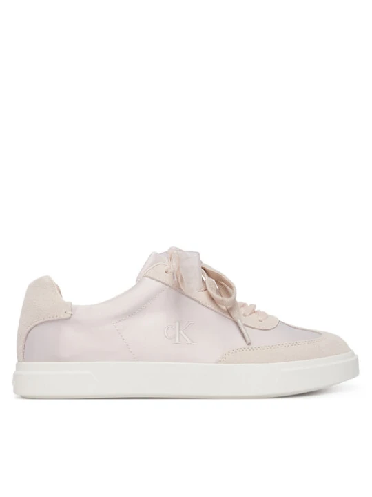 Zdjęcie produktu Calvin Klein Sneakersy Low Pro Cupsole Wt Satin Mix HW0HW03288 Różowy jasny