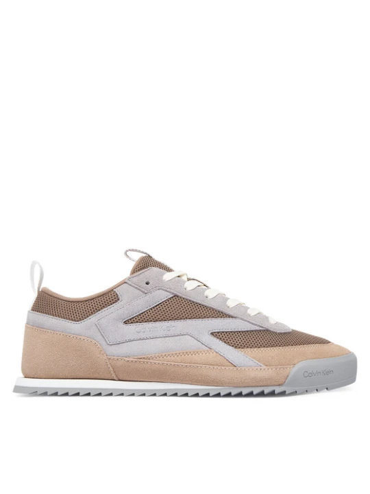 Zdjęcie produktu Calvin Klein Sneakersy Low Pro Runner Mix Mat HM0HM02208 Brązowy