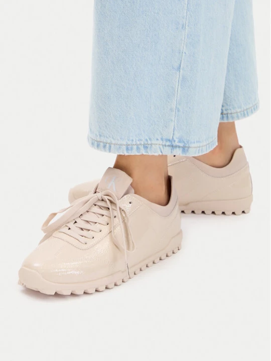 Zdjęcie produktu Calvin Klein Sneakersy Low Profile Run Mg Pol Mix Mat HW0HW03284 Beżowy