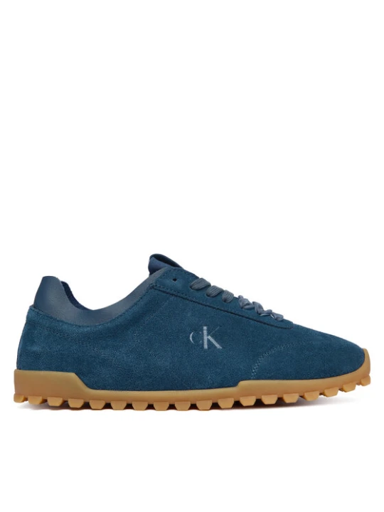 Zdjęcie produktu Calvin Klein Sneakersy Low Profile Run Mg Sue Db Laces HW0HW03150 Granatowy