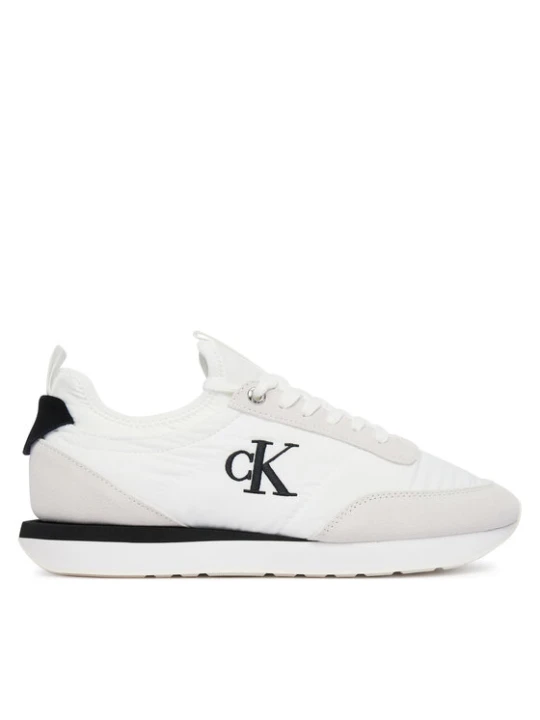 Zdjęcie produktu Calvin Klein Sneakersy Retro Runner Lace Up Sock YW0YW02060 Biały