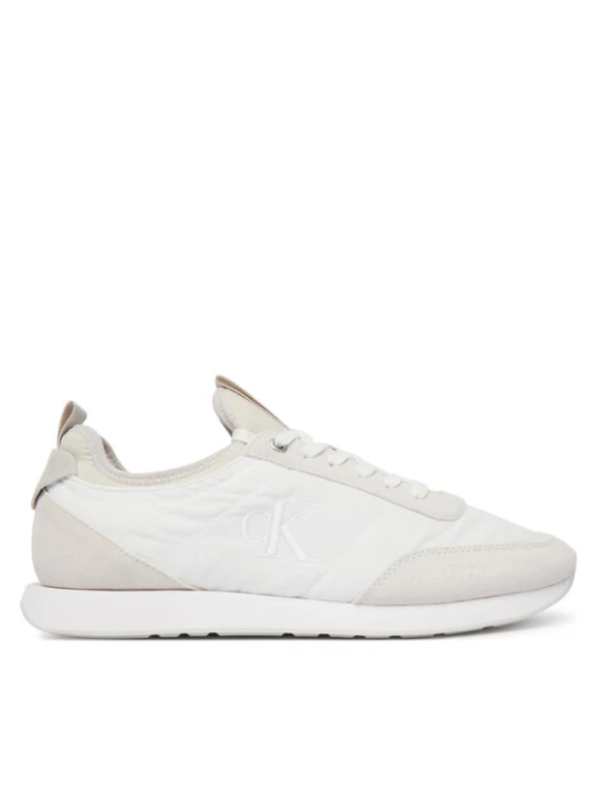 Zdjęcie produktu Calvin Klein Sneakersy Retro Runner Sock Laceup Mix YM0YM01414 Biały