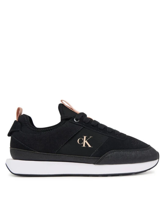 Zdjęcie produktu Calvin Klein Sneakersy Retro Runner Sock Laceup Neo Mix HW0HW03250 Czarny