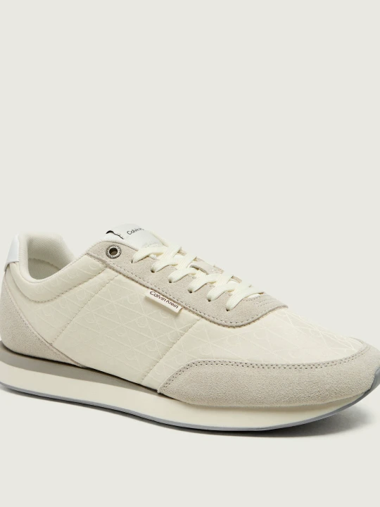 Zdjęcie produktu Calvin Klein Sneakersy RETRO RUNNER | zamsz beżowy