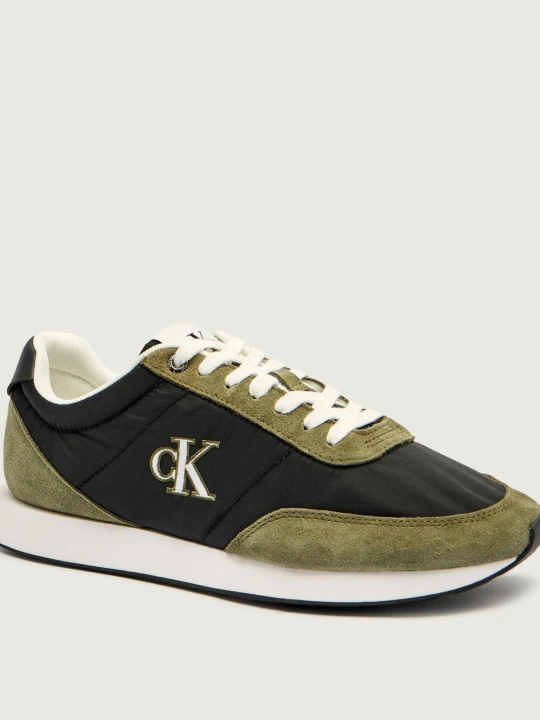 Zdjęcie produktu Calvin Klein Sneakersy RETRO | z dodatkiem skóry czarny