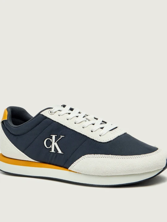 Zdjęcie produktu Calvin Klein Sneakersy RETRO | zamsz granatowy