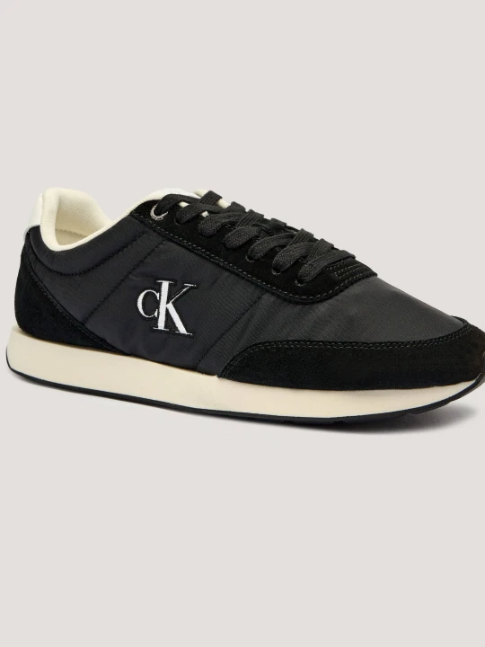 Zdjęcie produktu Calvin Klein Sneakersy RETRO | zamsz czarny