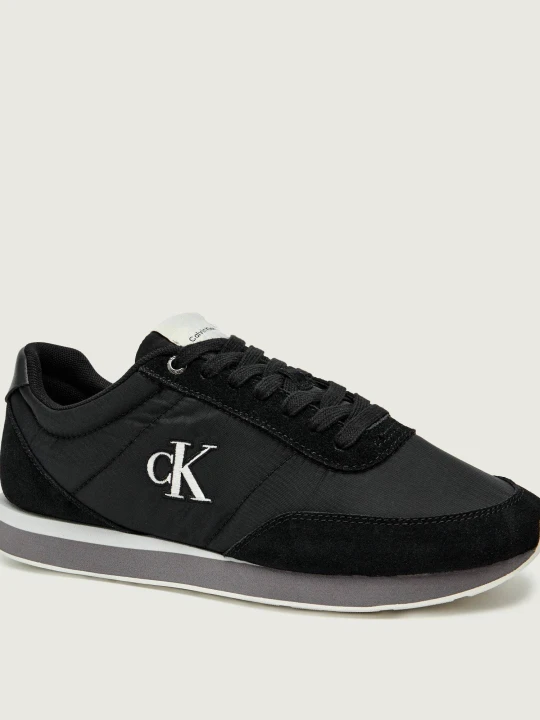Zdjęcie produktu Calvin Klein Sneakersy RETRO | zamsz czarny