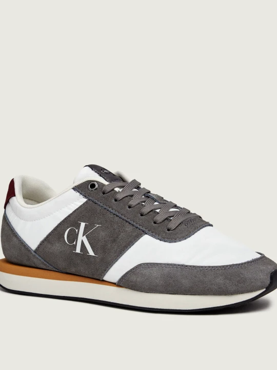 Zdjęcie produktu Calvin Klein Sneakersy RETRO | zamsz szary