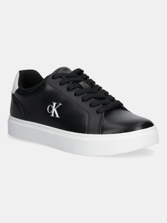 Zdjęcie produktu Calvin Klein sneakersy skórzane CLASSIC CUPSOLE LACEUP LTH czarny