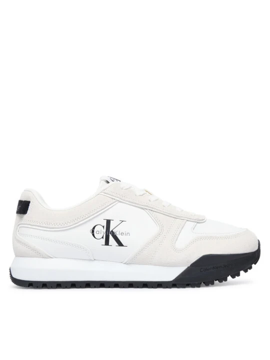 Zdjęcie produktu Calvin Klein Sneakersy Toothy Runner Irregular Lines YM0YM01461 Kremowy