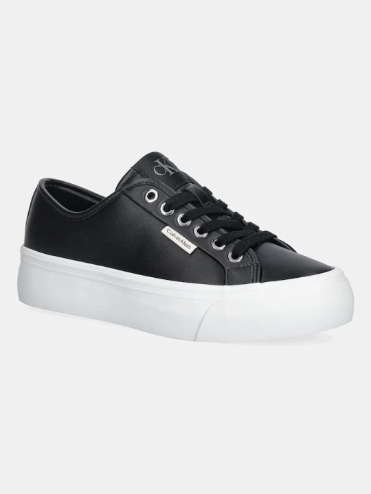 Zdjęcie produktu Calvin Klein sneakersy VULC FLATF LACE UP LTH CK czarny