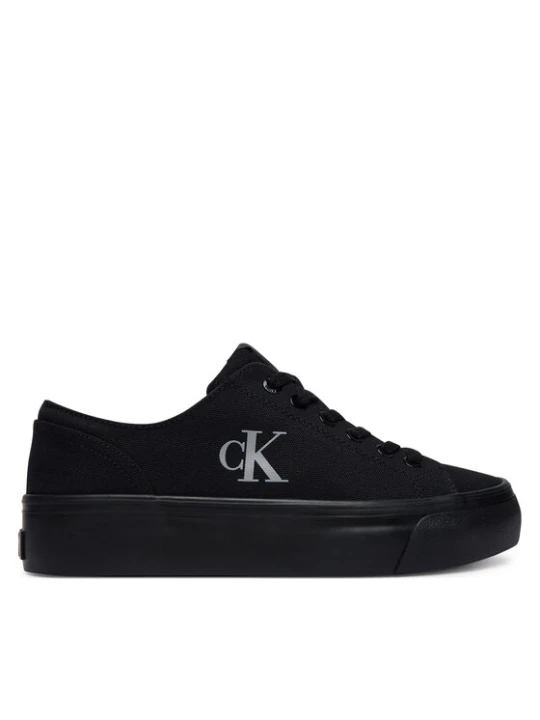 Zdjęcie produktu Calvin Klein Sneakersy Vulc Flatform Low Canvas Mg YW0YW01763 Czarny