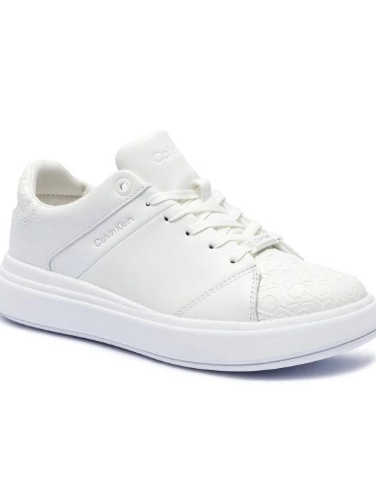 Zdjęcie produktu Calvin Klein Sneakersy | z dodatkiem skóry biały