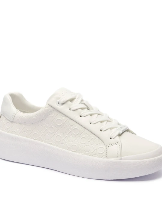 Zdjęcie produktu Calvin Klein Sneakersy | z dodatkiem skóry biały