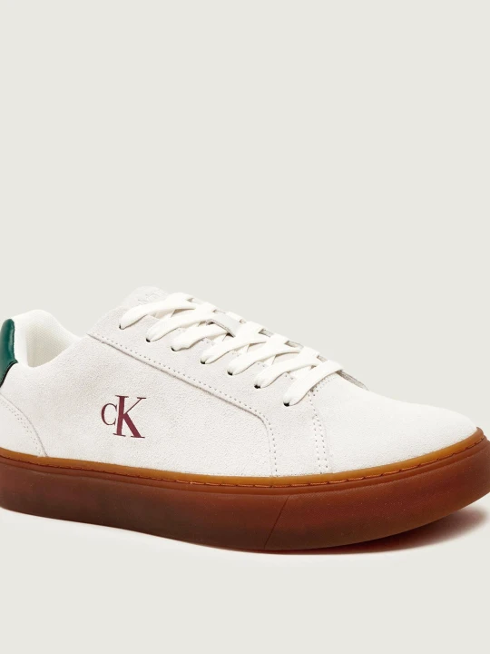 Zdjęcie produktu Calvin Klein Sneakersy | zamsz biały