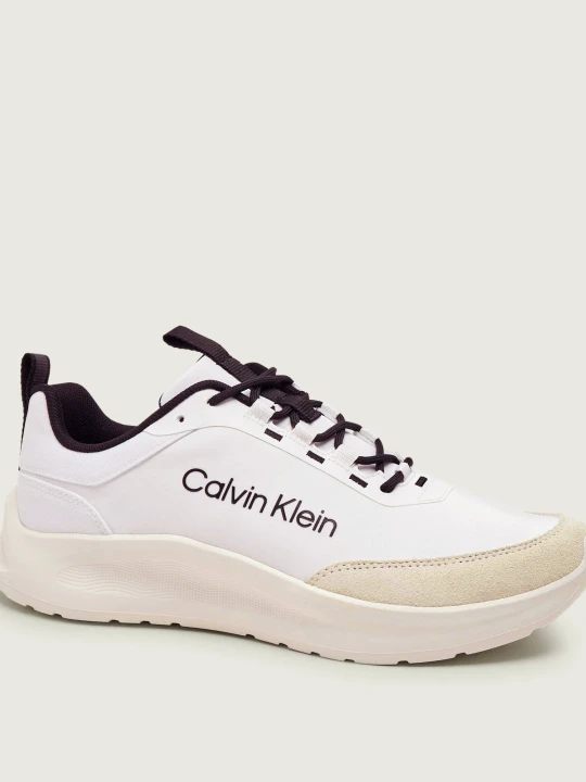 Zdjęcie produktu Calvin Klein Sneakersy | zamsz biały