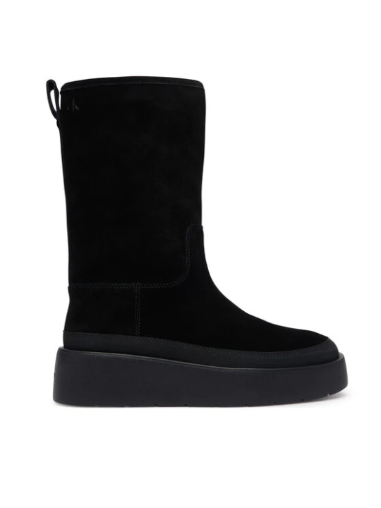 Zdjęcie produktu Calvin Klein Śniegowce Flatform Mid Boot Suede Wl HW0HW03181 Czarny