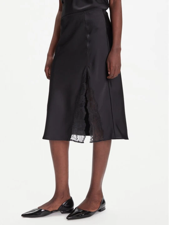 Zdjęcie produktu Calvin Klein Spódnica midi LV044C672G Czarny Regular Fit