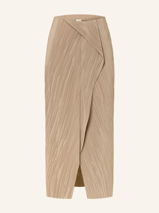 Zdjęcie produktu Calvin Klein Spódnica Plisowana W Stylu Kopertowym beige