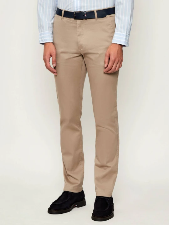 Zdjęcie produktu Calvin Klein Spodnie chino | Slim Fit | stretch beżowy