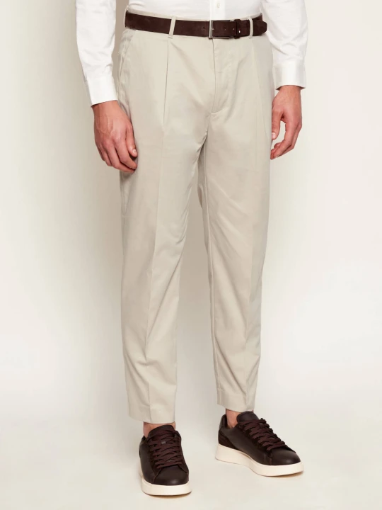 Zdjęcie produktu Calvin Klein Spodnie chino | Tapered fit beżowy