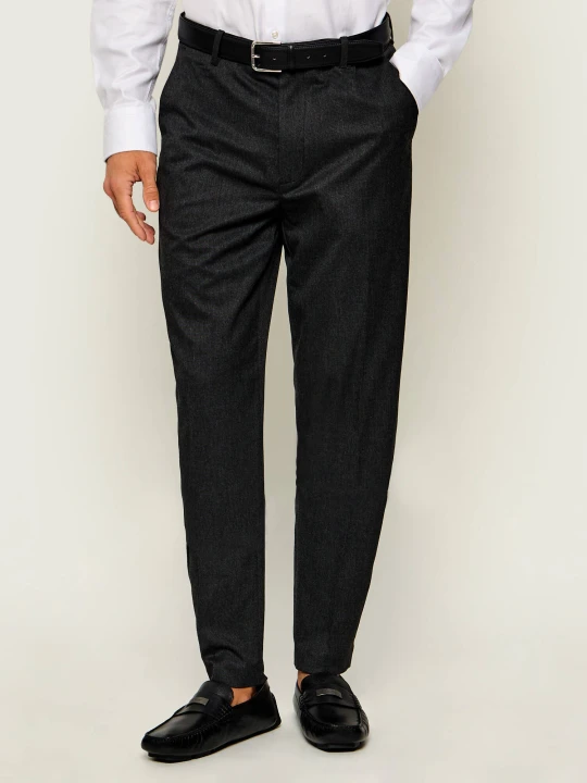 Zdjęcie produktu Calvin Klein Spodnie chino | Tapered fit grafitowy